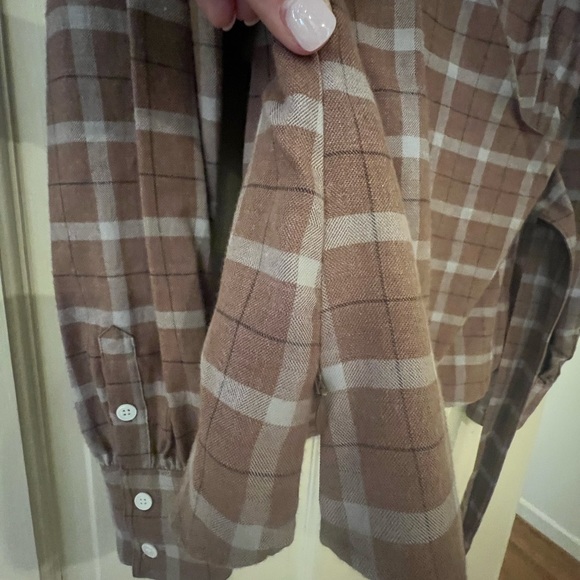 Marissa Webb Mia Lightweight Flannel Wrap Top - Picture 7 of 11